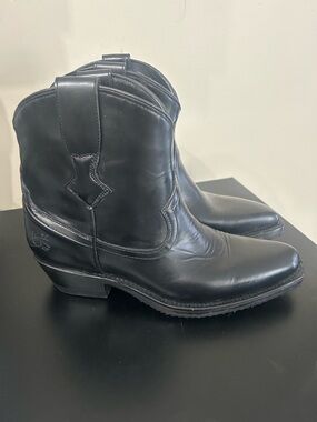 John Fluevog Kristen Shorty Cowboy Boots